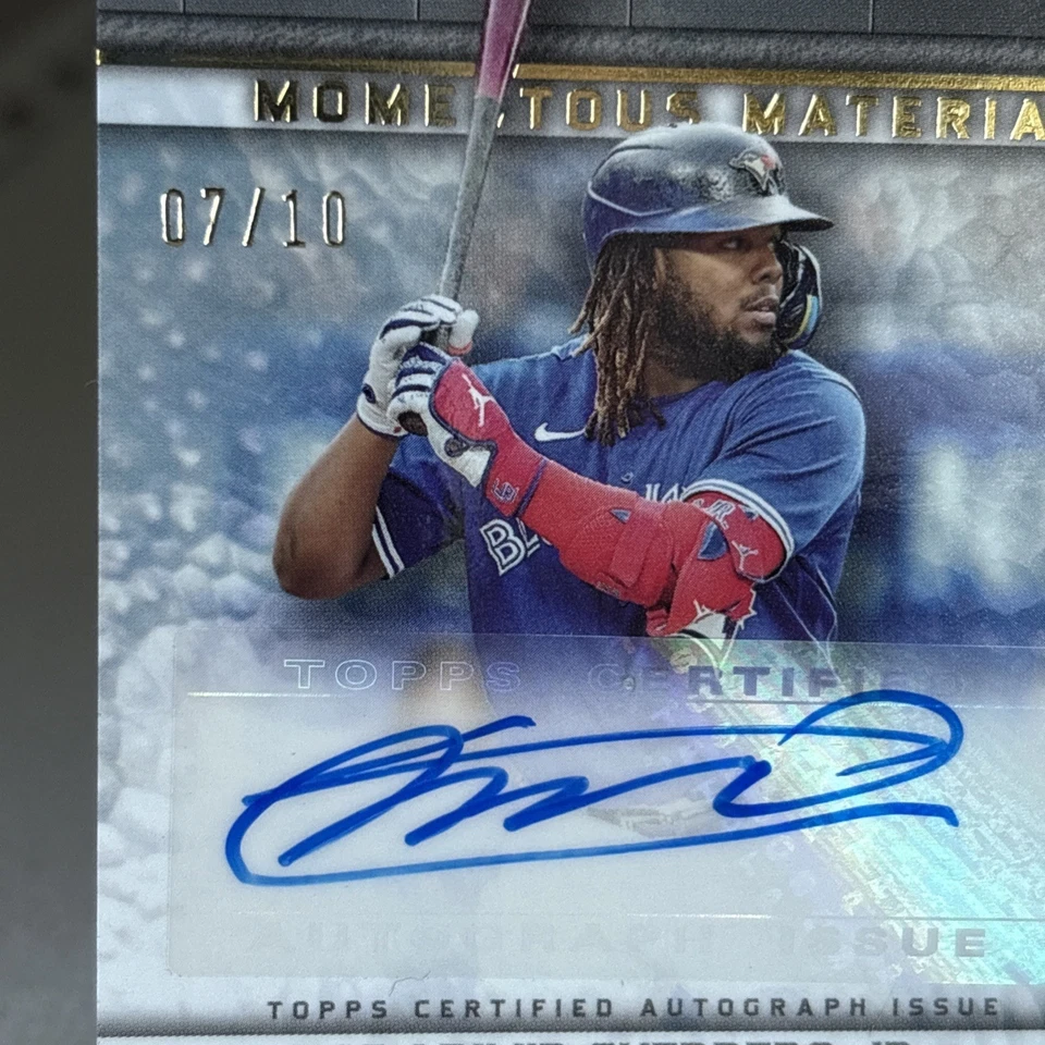 Vladimir Guerrero Jr. 2023 Museum Collection 7/10 Jumbo Patch Auto - Image 2 of 4