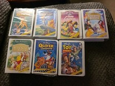 VINTAGE McDonalds Disney 7 VHS Happy Meal Toys 1996