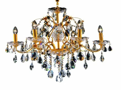 Elegant Lighting 2016D24G/RC St. Francis Mini Chandelier Gold - Picture 2 of 3