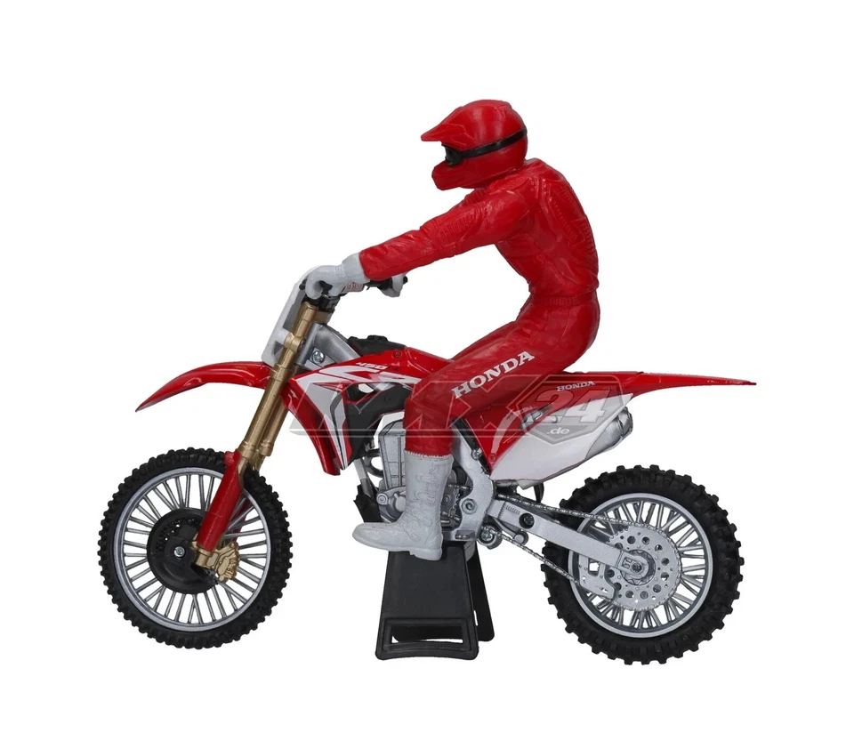 Honda Motocross Toy new ray 1:12 scale HONDA CRF450 Toy Model with Rider - Image 4 of 4