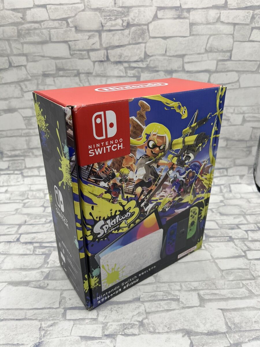 Nintendo Switch 64 GB OLED Console Splatoon 3 Edition Box Nintendo Switch 64 GB OLED Console Splatoon 3 Edition Box