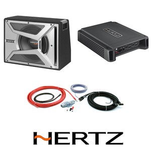 hertz subwoofer with amplifier