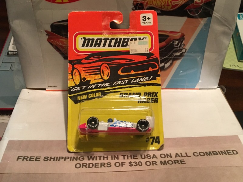 MATCHBOX GRAND PRIX RACER GET IN THE FAST LANE NEW COLORS #74 VHTF!!!