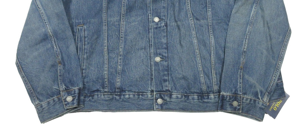 Polo Ralph Lauren Big & Tall Men's Blue Denim Jean Jacket 4XB | eBay