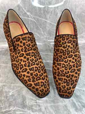 Loafers Leopard Print Dress Shoes Villard Leopard-print Kiltie
