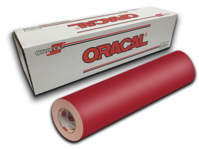 12'' X 10ft - Dark Red Matte Oracal 631 Exhibition Cal Vinyl Roll