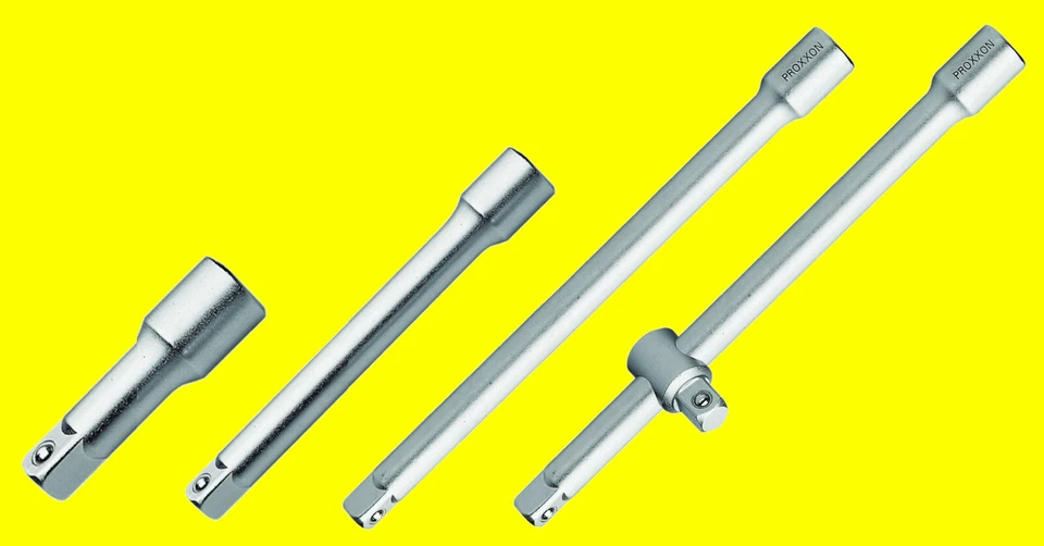 PROXXON AUSWAHL Verlängerung für Knarre Ratsche Antrieb / Abtrieb 12,5mm(1/2")