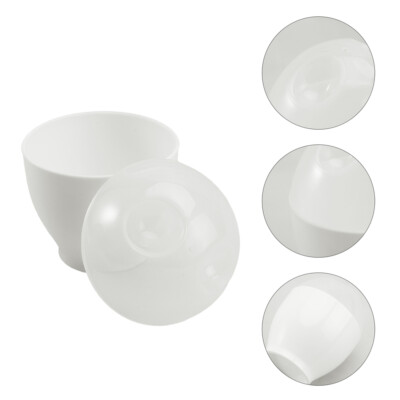 2pcs Eierkocher für die Mikrowelle Eierkochbecher egg cooking cups Mini Ei