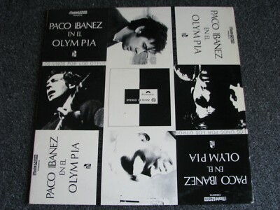 Paco Ibanez-En el Olympia LP-2 LPs-1976 Spain-Moshe Naim-Polydor-26 73 012-Folk