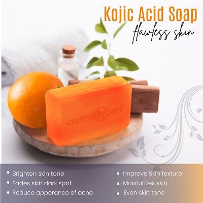 Kojic Acid Soap Arbutin Glutathione Skin Whitening Soap with Vitamin C -  140 GMS