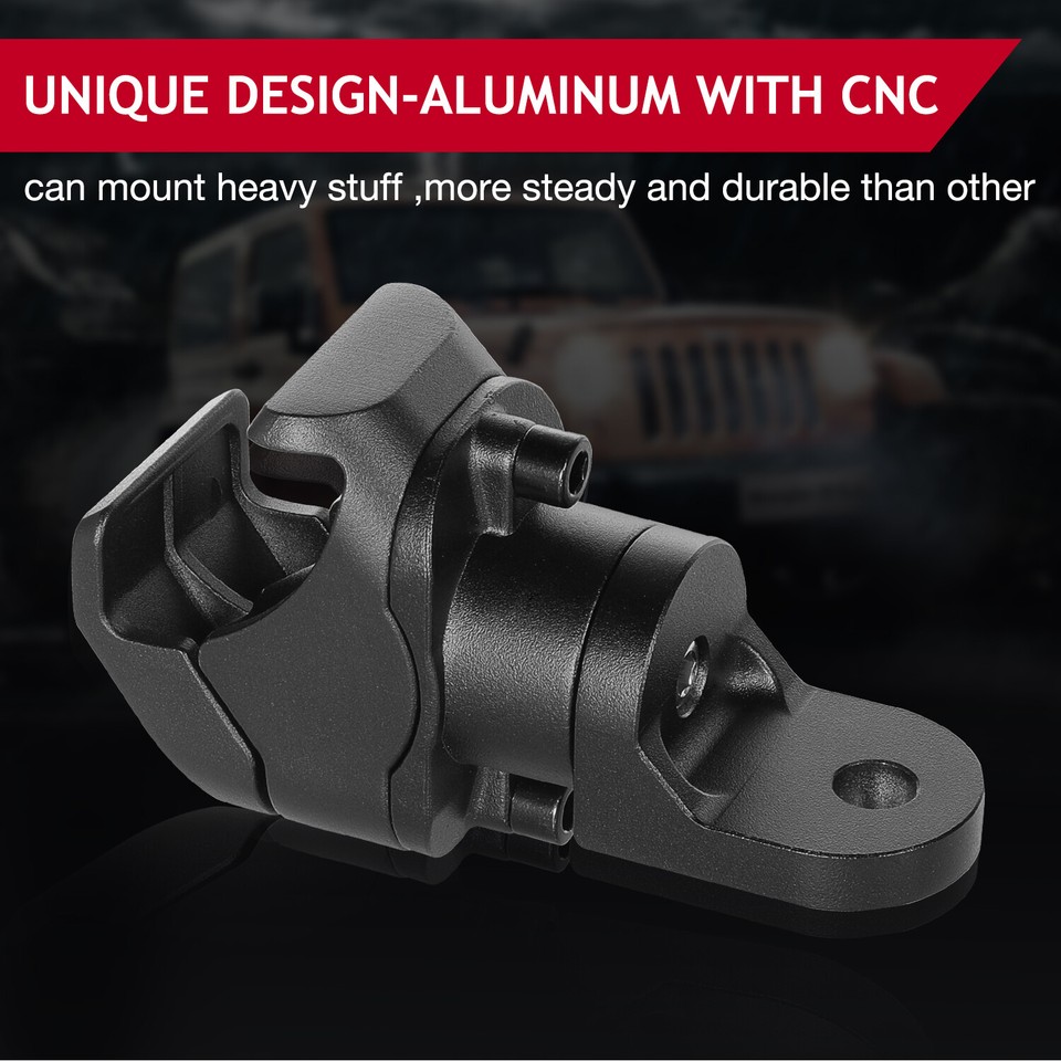 For Polaris Ranger General CF-MOTO UTV LED Whip Light Mount Clamp Pro - Foto 5