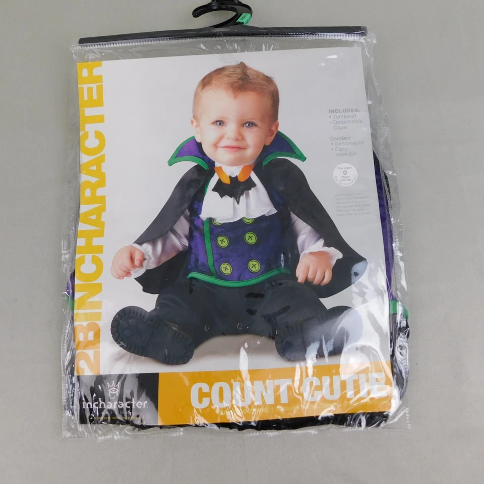 Disfraz de Halloween InCharacter Count Cutie bebé vampiro bebé 12-18 meses #4133 Foto 3 de 4