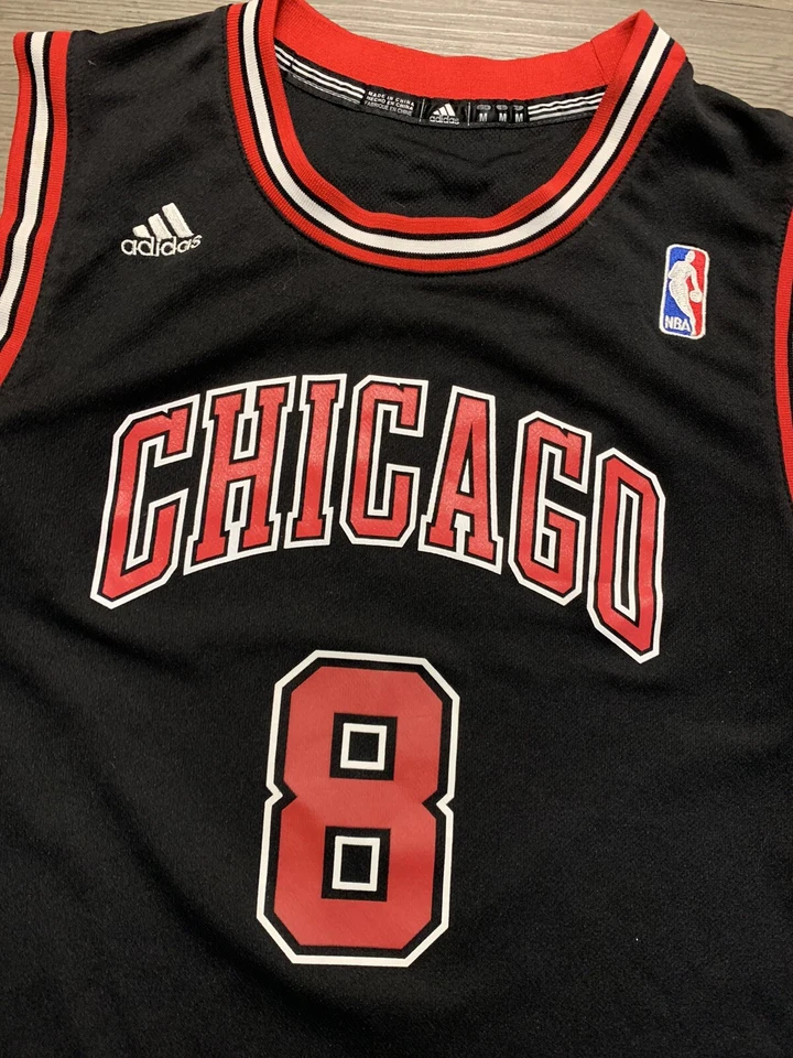 Adidas Chicago Bulls Swingman Jersey Zach Lavine Size M Boys Kids Youth NBA - Image 2 of 4