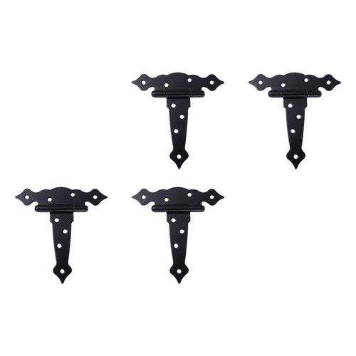 4pcs Vintage Wardrobe Hinge Vintage Gate Hinge Rustic Gate Strap Hinge