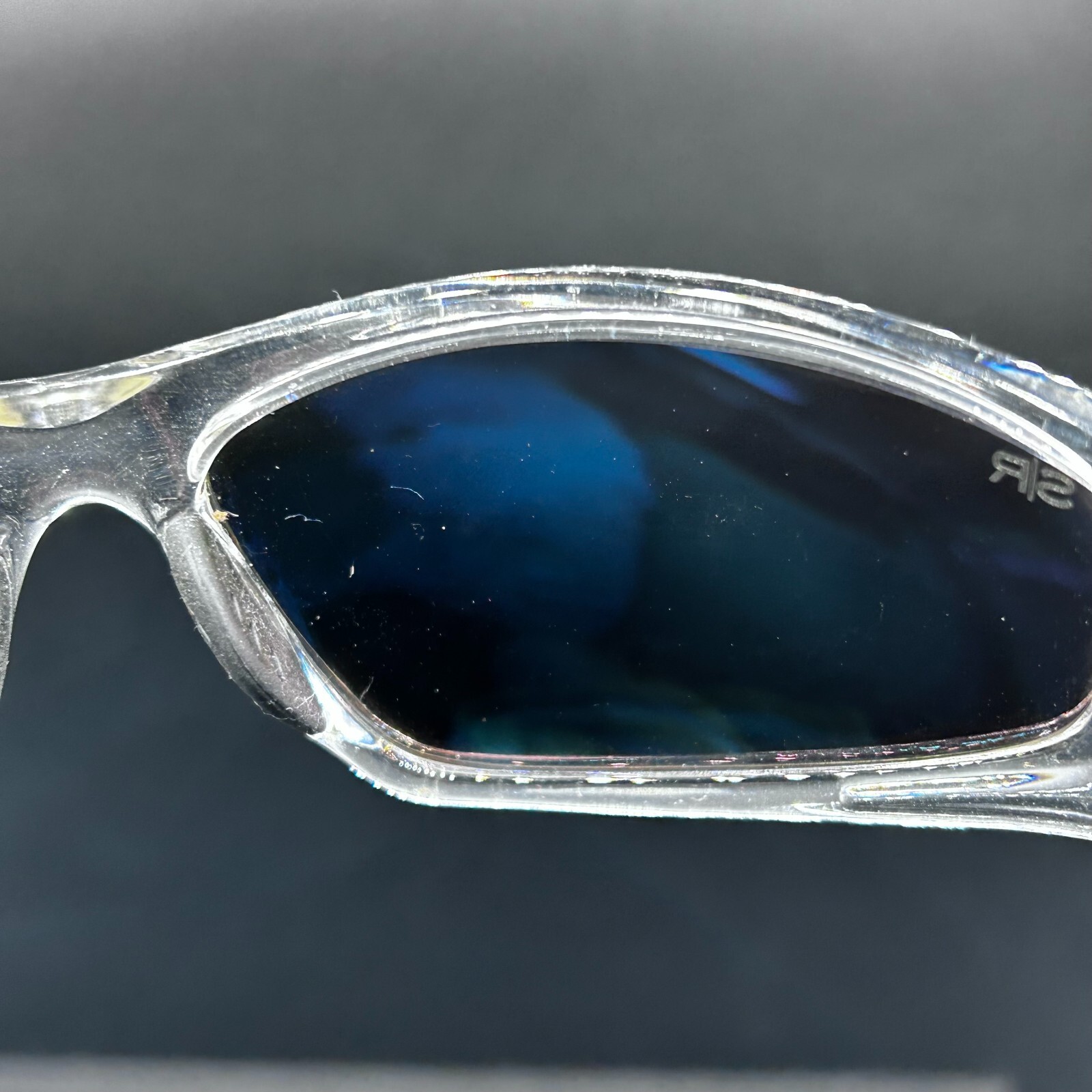 Shady Rays X Series Sunglasses Clear Frame Mirror Polarized Lenses Used eBay