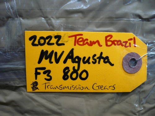 MV AGUSTA 2022 F3 800 TRANSMISSION GEARS COMPLETE SET OEM 8000C7094 - Picture 19 of 21