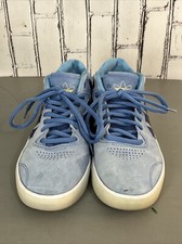 Adidas Skateboarding Tyshawn Jones Sky Blue Suede Size 11 H04934 Icy Soles