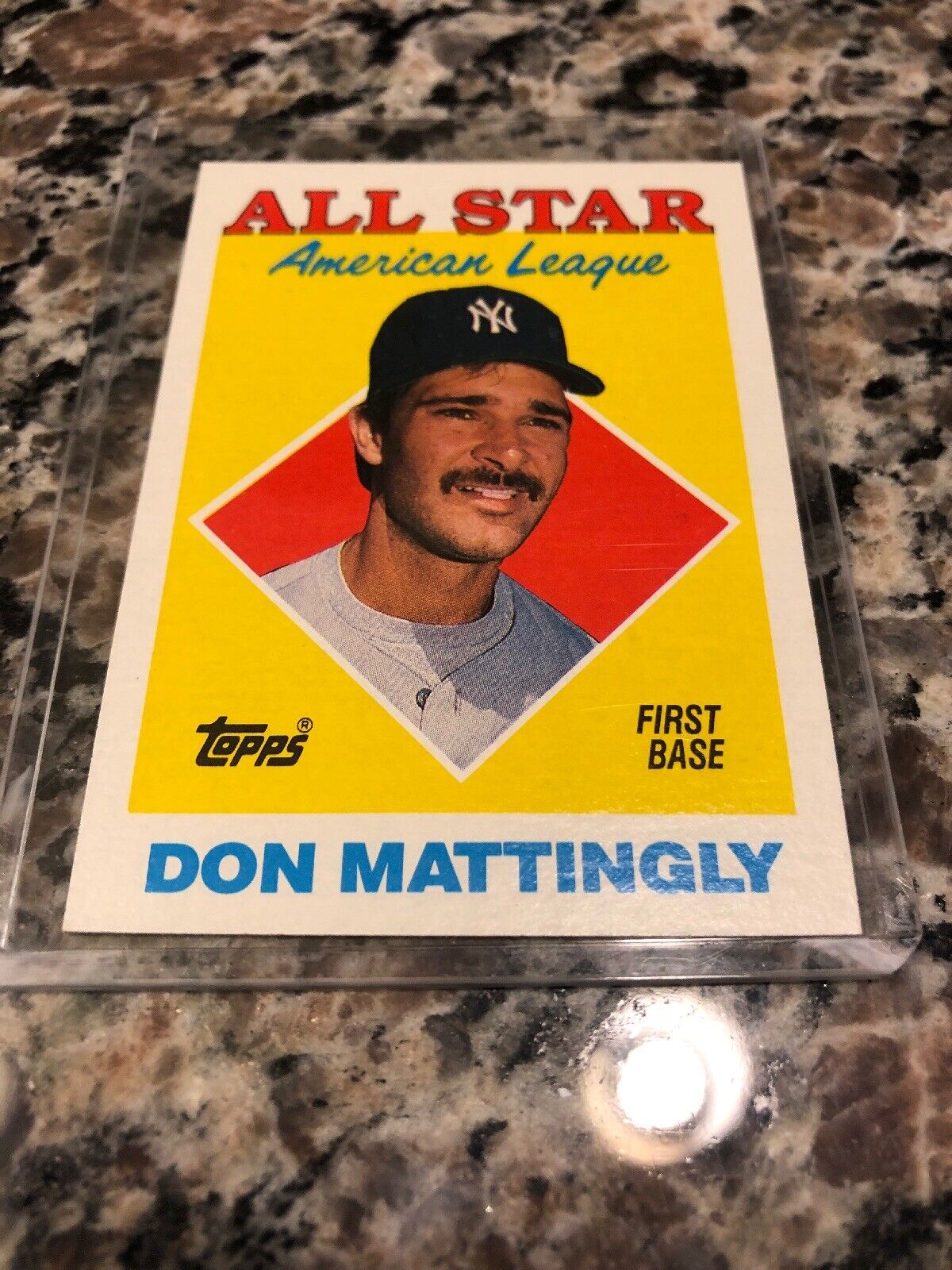 1988-89 DON MATTINGLY STAR PLATINUM EDITION MINOR STATS #42 PSA 9 POP 2  (676)