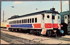 PENNSYLVANIA RAILROAD SEPTA 442 ELECTRIC CAR 1978 COLOR CHROME POSTCARD NEW
