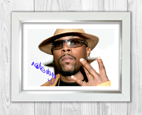 Nate Dogg 3 A4 reproduction autograph poster with choice of frame - Imagen 5 de 6