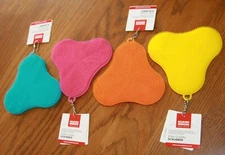 Kuhn Rikon Swiss Scrub scrubber silicone clover Stay Clean bright color LOT OF 4