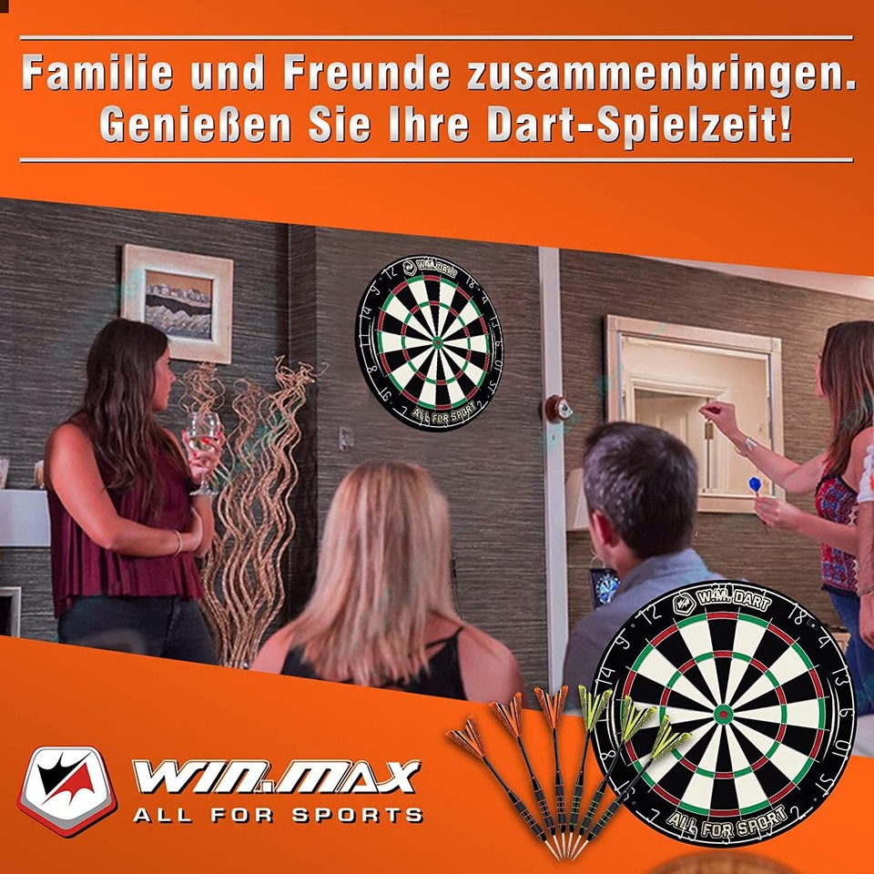 Dartboard-Aufhängung Für Steeldart Boards – Inkl. Spielregeln & Montageanleitung