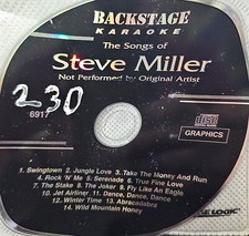 BS6917 STEVE MILLER    BACKSTAGE KARAOKE CDG