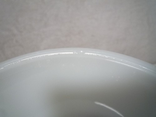 FIRE KING: ANCHOR HOCKING: JUEGO DE 6 TAZONES DE SOPA DE VASO DE LECHE con MANGO ~ VINTAGE - Imagen 7 de 7