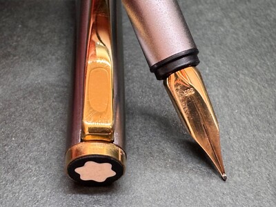MONTBLANC Noblesse Slimline Stainless-steel GT Vintage Fountain