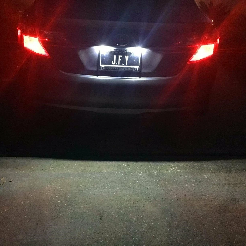 Luz de advertencia de freno de estacionamiento blanca Allá Lighting BA9S LED 6000K|Luz de dial de radio Foto 3 de 4