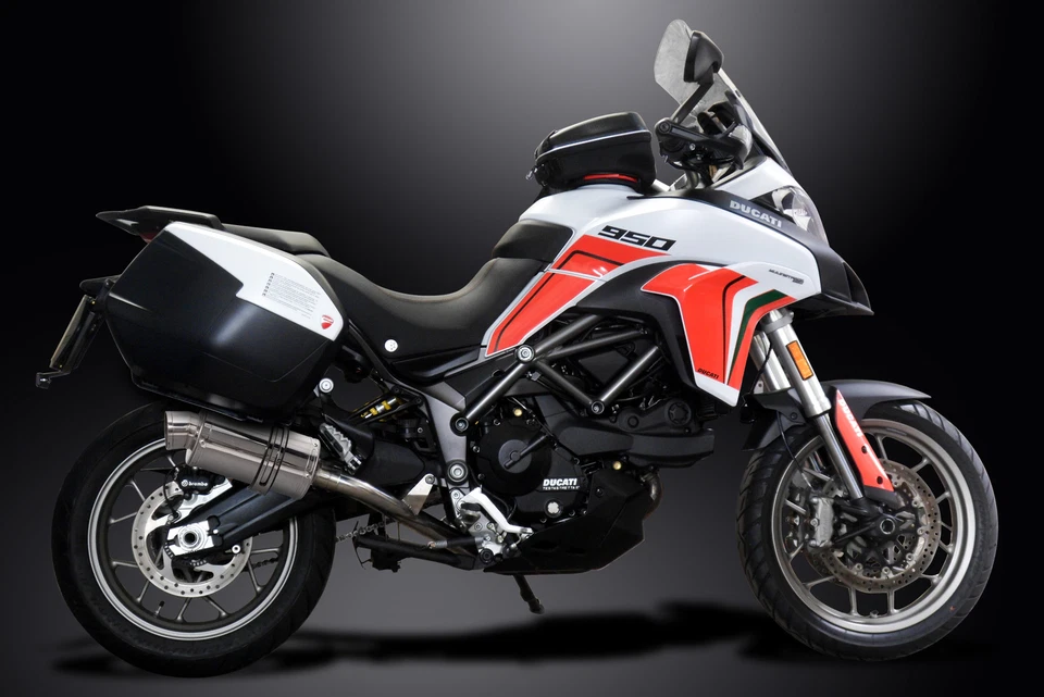 Ducati Multistrada 950 Delkevic 9" Stainless Oval Muffler Exhaust Slip On 17-21 - Image 4 of 4