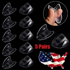 5 Pairs Side Shields for Eye Glasses Slip On Safety Glasses Shield Universal New