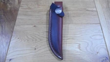 Buck 119 Knife Sheath. Replica Buffalo nickel snap. 6 inch blade. Sheath only.