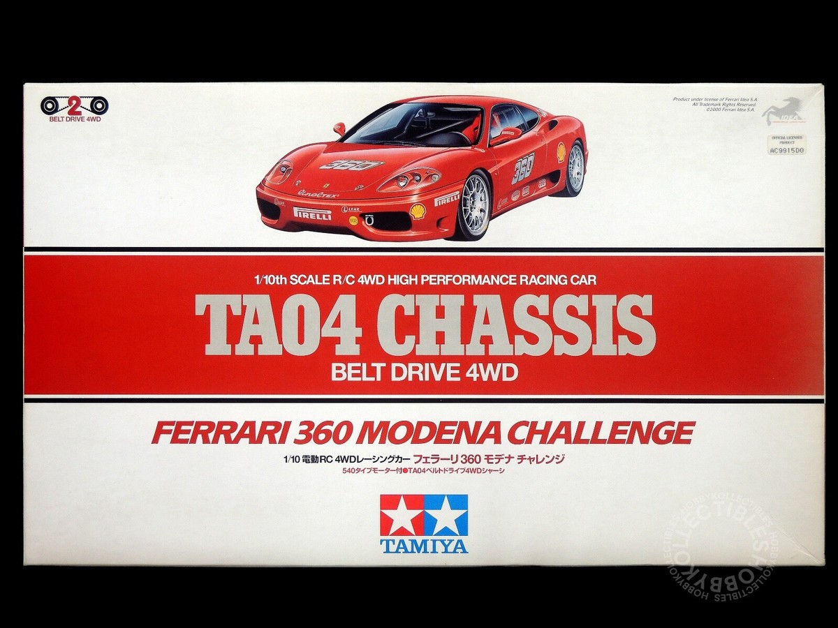自動車 TAMIYA Ferrari 360 Modena Challenge TA04 Tamiya 1/10 RC Ferrari 360 Modena Challenge #58266 TA04