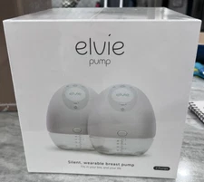 NEW Elvie EP01 Double Electric Breast Pump SEALED “silent, wearable breast pump”