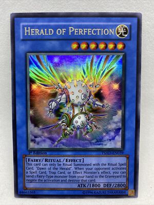 herald of perfection deck yugioh Yugioh Herald of Perfection TSHD-EN039 Ultra Rare 1st Edition