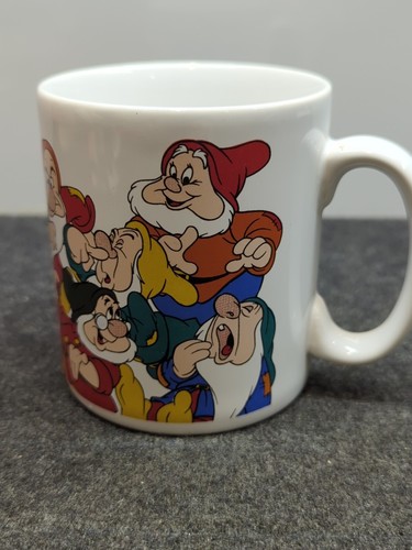 Vintage Snow White And The 7 Seven Dwarfs Mug/cup Vhs Video Release Edition 1980 - Picture 4 of 8