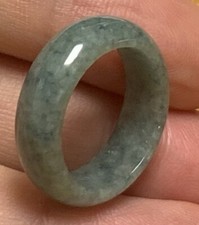 Video Certified Green Natural A Jadeite Jade Round Circle Ring NO. 5.25  418334