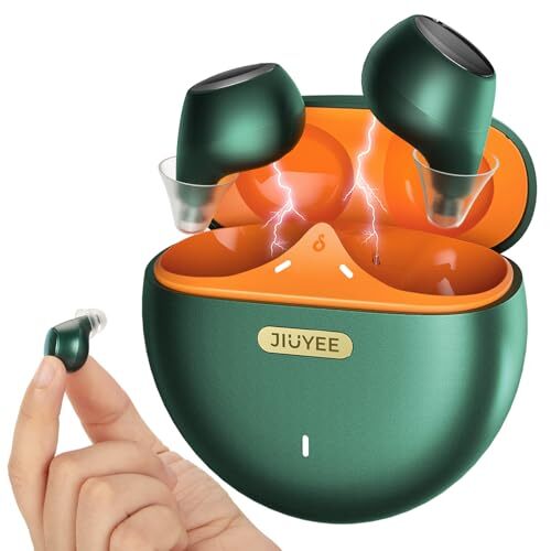 Слуховые аппараты Jiuyee Bluetooth легкой и умеренной степени безрецептурной подгонки - Зеленый