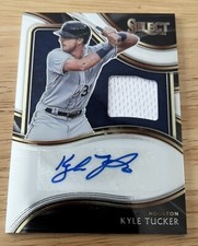2021 Panini Select Signature Materials #d 99/99 Kyle Tucker #SM-KT Auto Astros