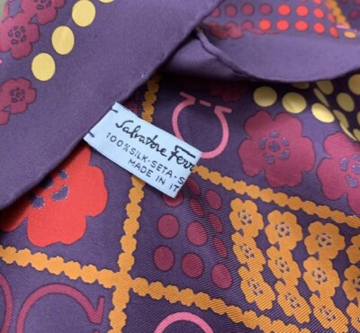salvatore ferragamo Seidentuch 90 Carre 