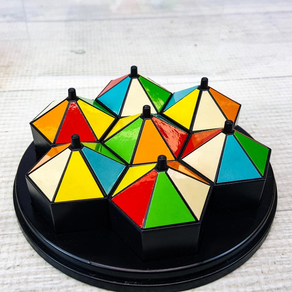 Rompecabezas de colección Circo Seven Masudaya Japón juego de rompecabezas de coincidencia de colores Japón Foto 2 de 4