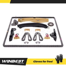 For 11-14 Ford F-150 Explorer Mustang Edge Lincoln MKZ MKX MKS Timing Chain Kit 