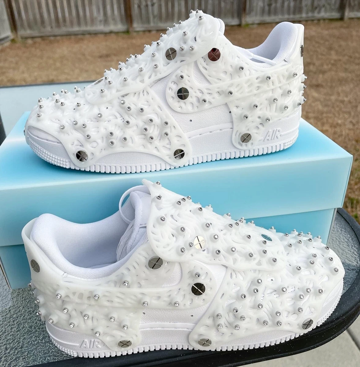 Nike Swarovski x Air Force 1 LXX White W for sale - eBay