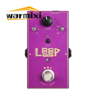 M-VAVE LOOP II Single Guitar Effects Pedal Phrase Loop Effector Recording