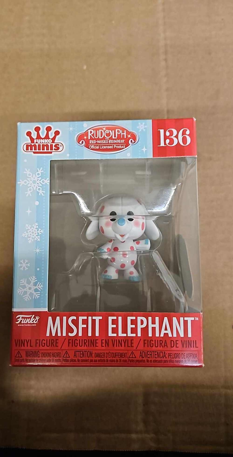 Funko Pop! Minis: Holiday - Rudolph The Red-Nosed Reindeer, Display Case Vinyl F