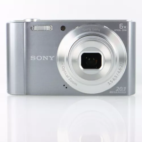 Sony Cyber-shot DSC-W810 20.1MP 6X Digital Camera Silver - Picture 2 of 8