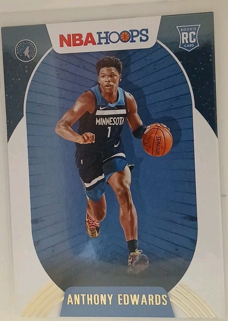 2020-21 Hoops #216 Anthony Edwards Rookie