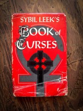 Sybil Leek's Book of Curses Hardcover Dust Jacket 1975 First
