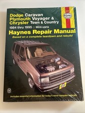 Haynes Repair Manual Dodge Caravan Plymouth Voyager Chrysler 1984-1995 30010 sld